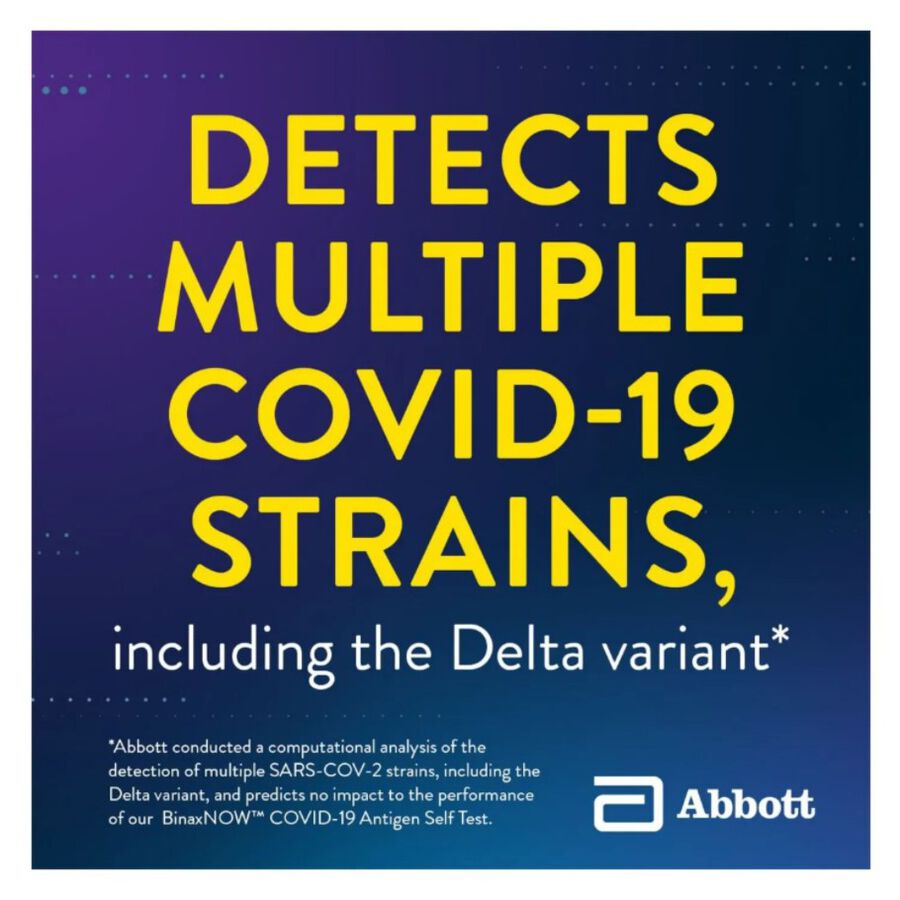 Abbott BinaxNow Covid19 Antigen Self Test